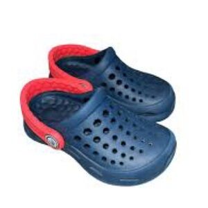 NWT Joybees Dylan Slip-On Water Shoe Clog Navy Blue Red Size 6 / 7 C